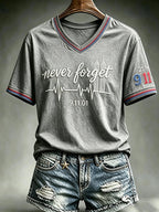 Women's Printed Short-Sleeve Top