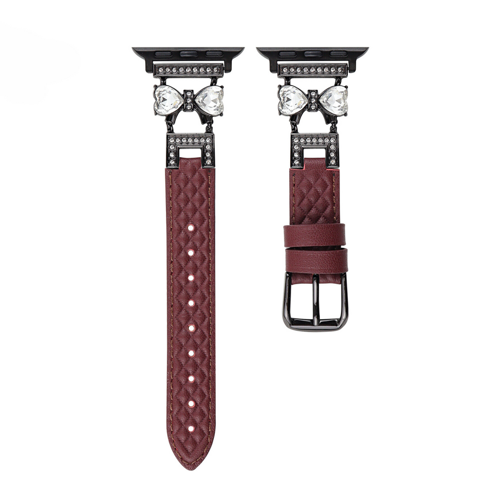 Bowknot Leather Watch Band for Apple Watch
