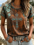 Women's 'Jesus Saves' Print Casual T-Shirt
