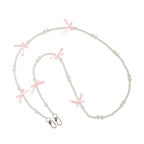 Bowknot Pearl Cross-body Phone Strap