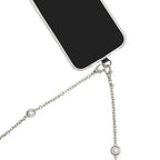 Pearl embedded Cross-body Strap