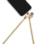 Floral Knitted Cross-body Strap