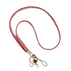 Woven Cross-body Strap with Keyring