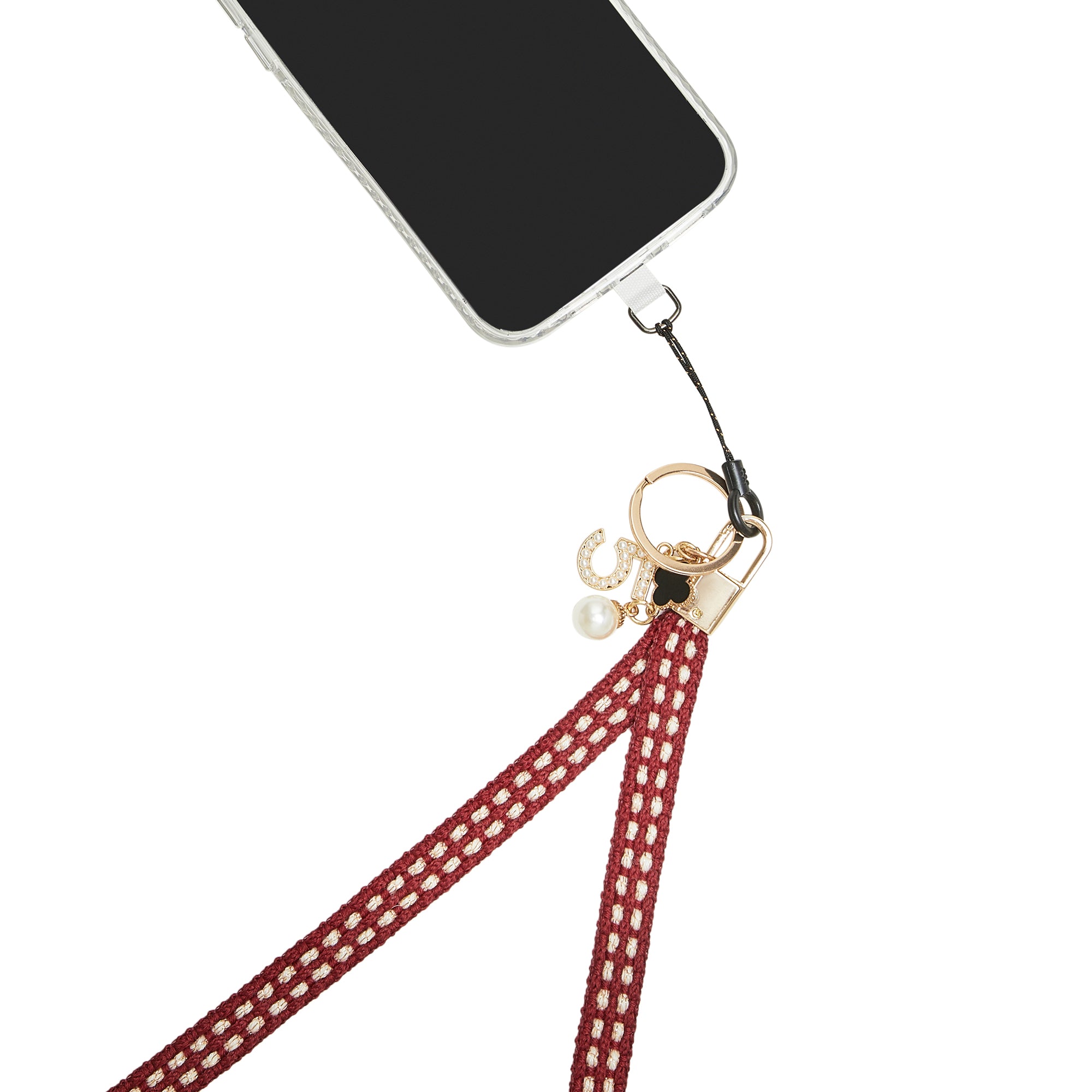Woven Cross-body Strap with Keyring