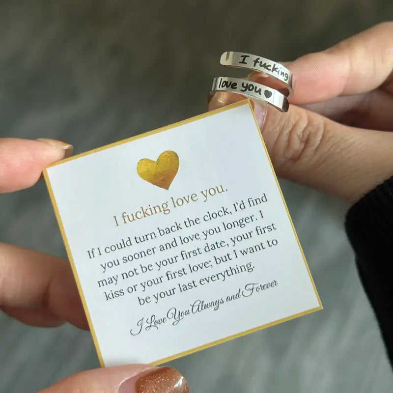 I Fvcking Love you Ring