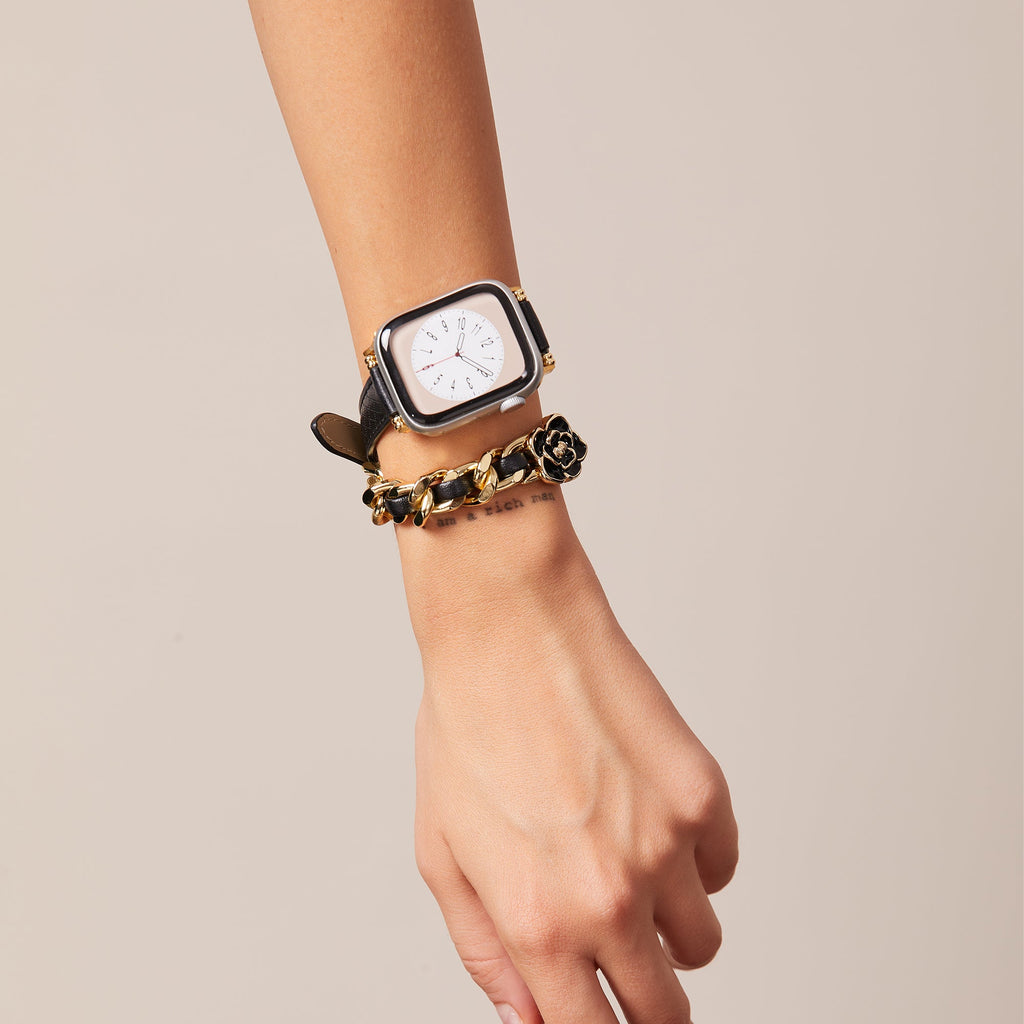Floral Double Layered Watch Bracelet for Apple Watch