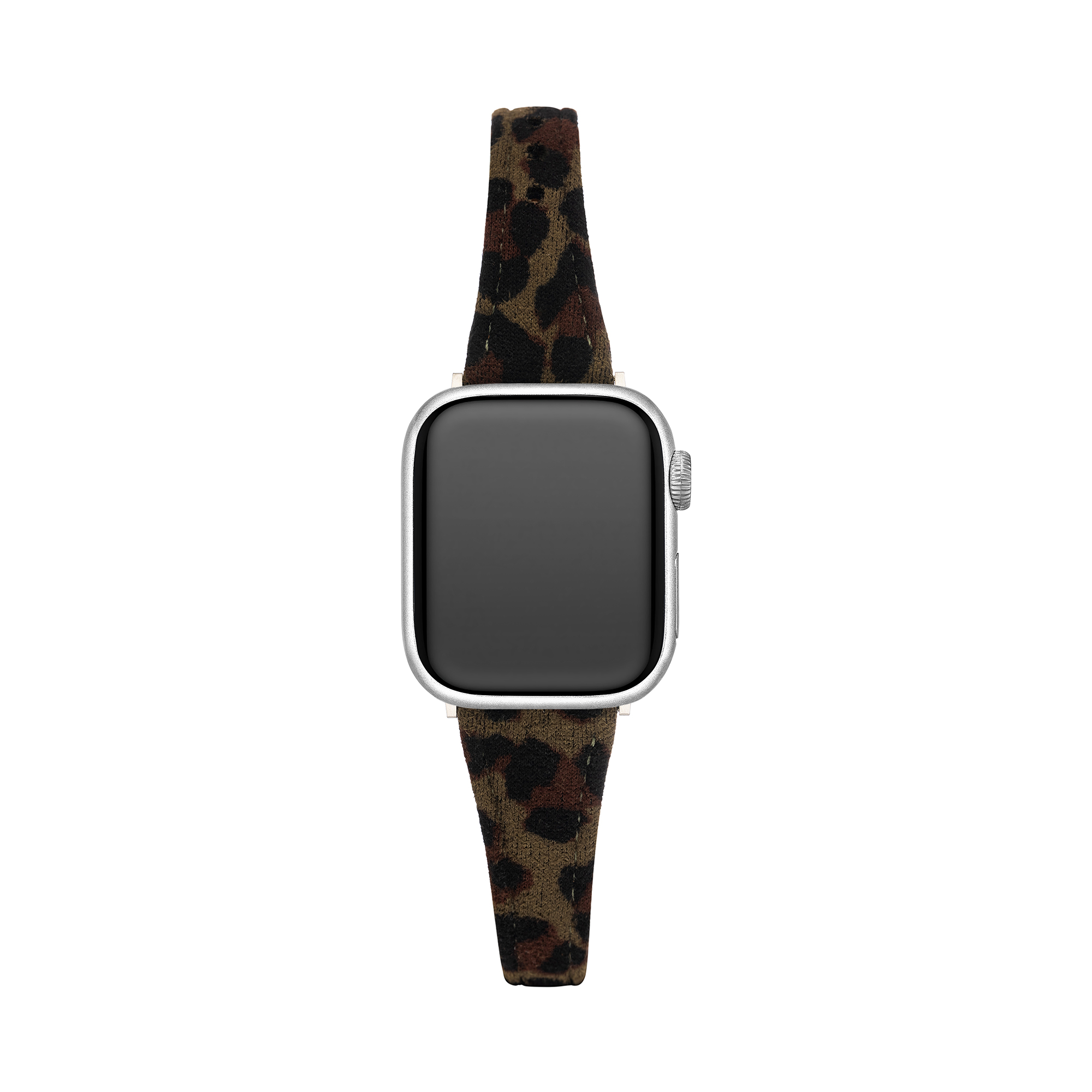 Leopard Suede Watch Band for Apple Watch