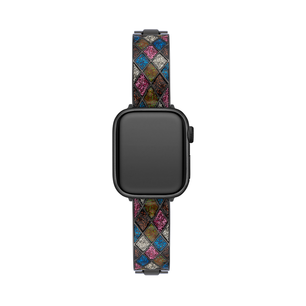 Exotic Diamond Lattice Watch Band