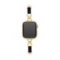 Slim Woven Metal Watch Band for Apple Watch