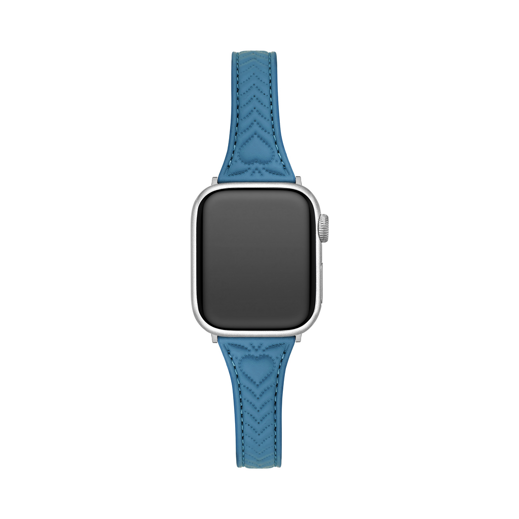 Heart Stitched Leather Watch Band for Apple Watch