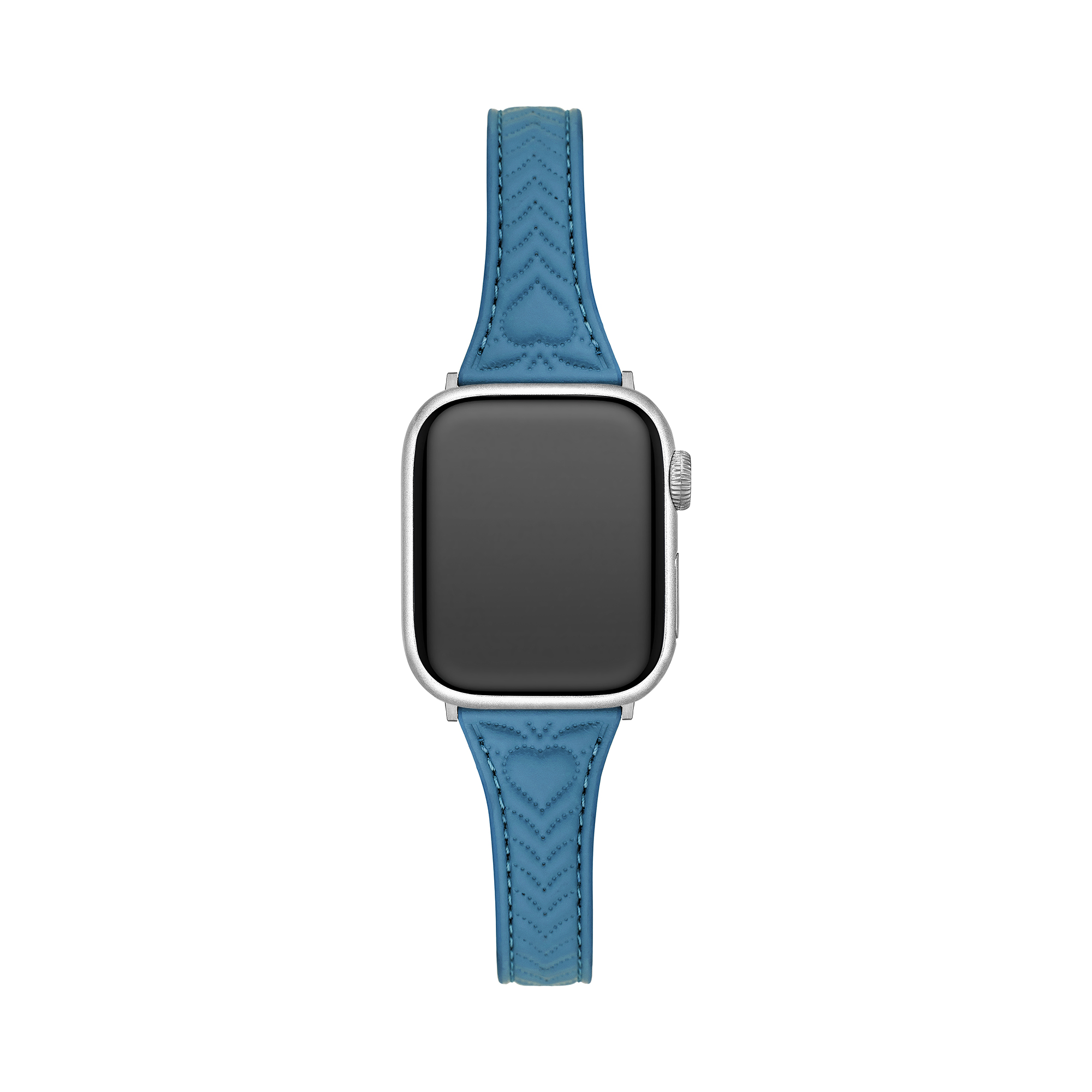 Heart Stitched Leather Watch Band for Apple Watch
