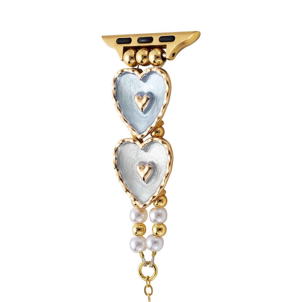 Love Spread Pearl Jewelry Watch Band for Apple Watch