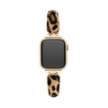 Leopard Print Fur Watch Band