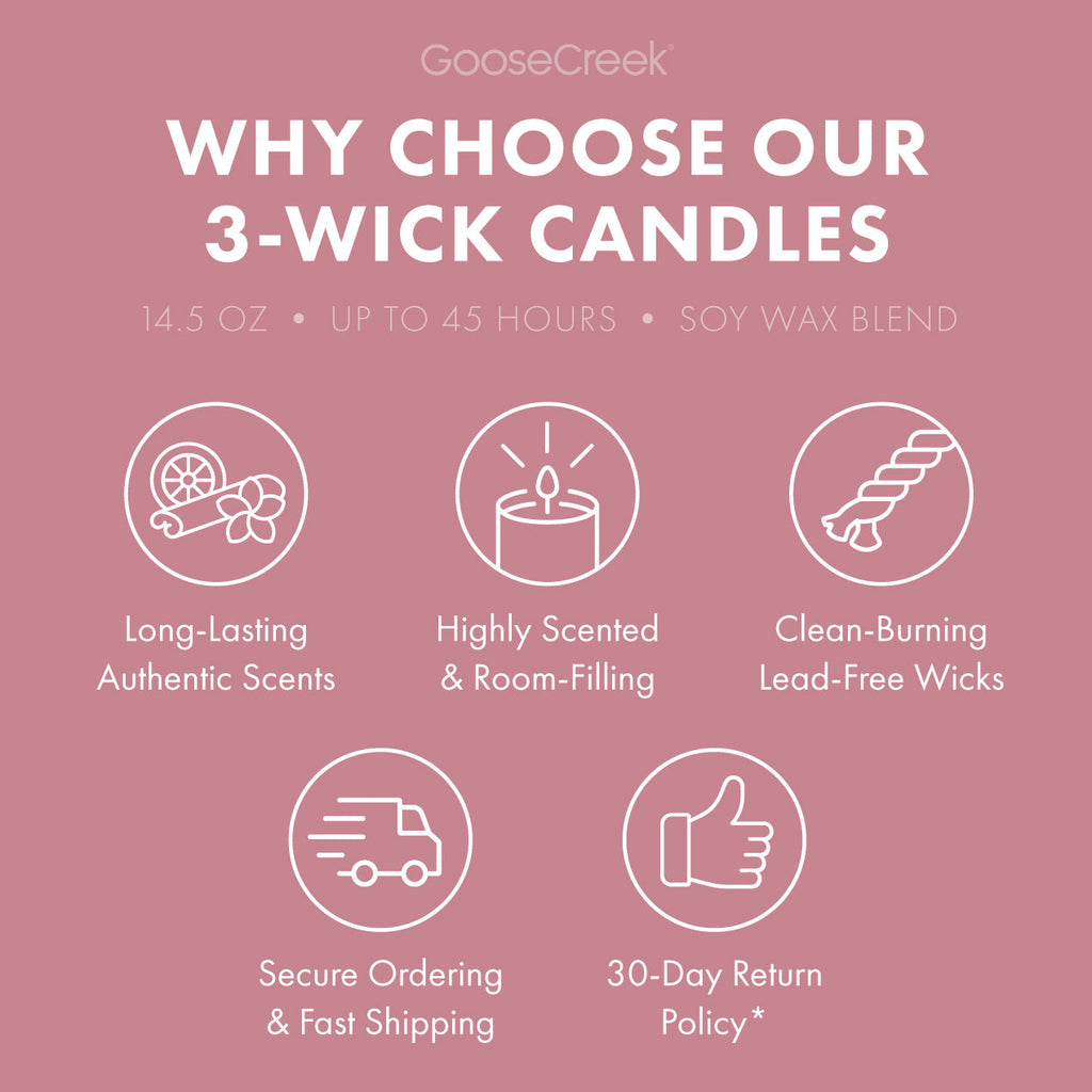 Champagne Bubbles 3-Wick Candle