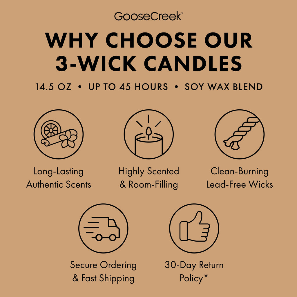 Cinnamon Bun Icing 3-Wick Candle