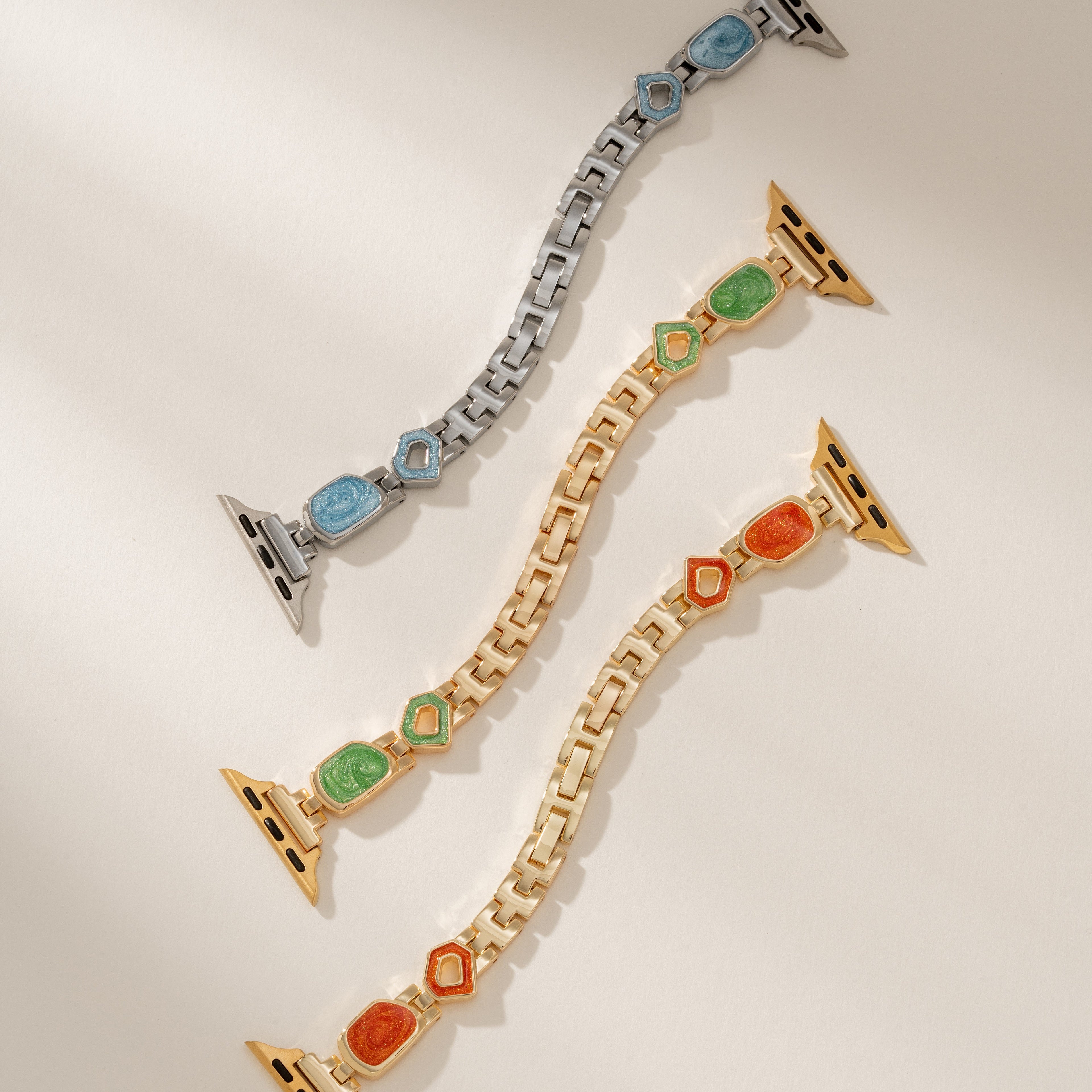 Enameling Geo Watch Band for Apple Watch
