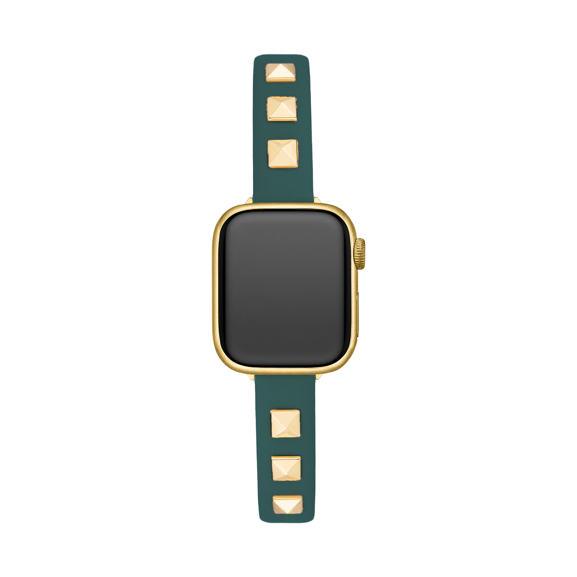 Chic Rivet-Studded Leather Watch Band for Apple Watch