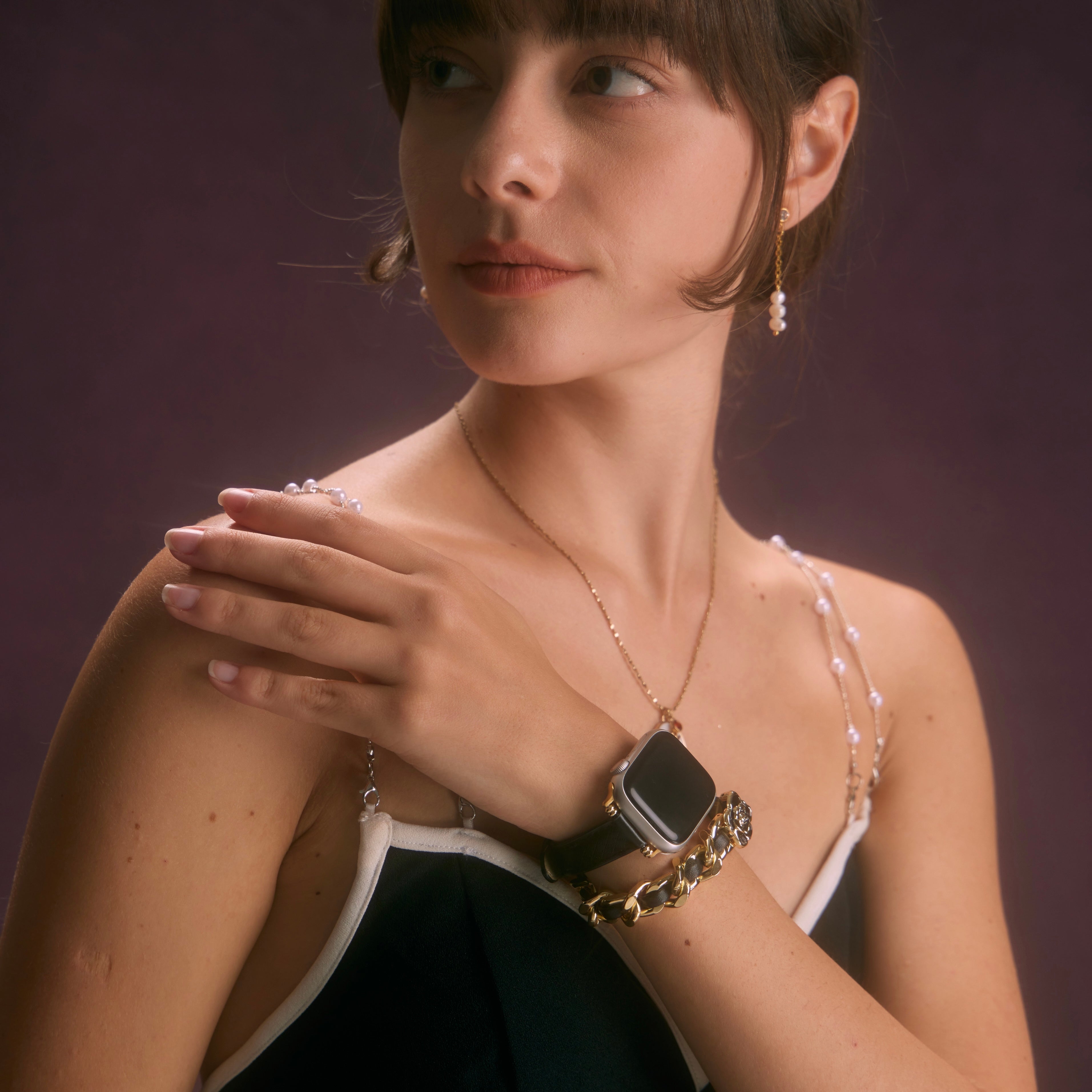 Floral Double Layered Watch Bracelet for Apple Watch