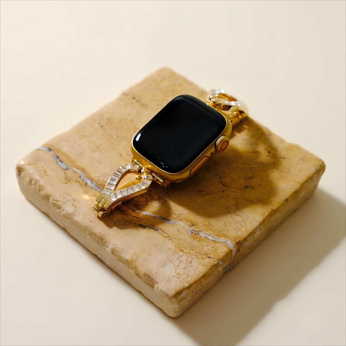 Luxury Zircon Slim Watch Band for Apple Watch