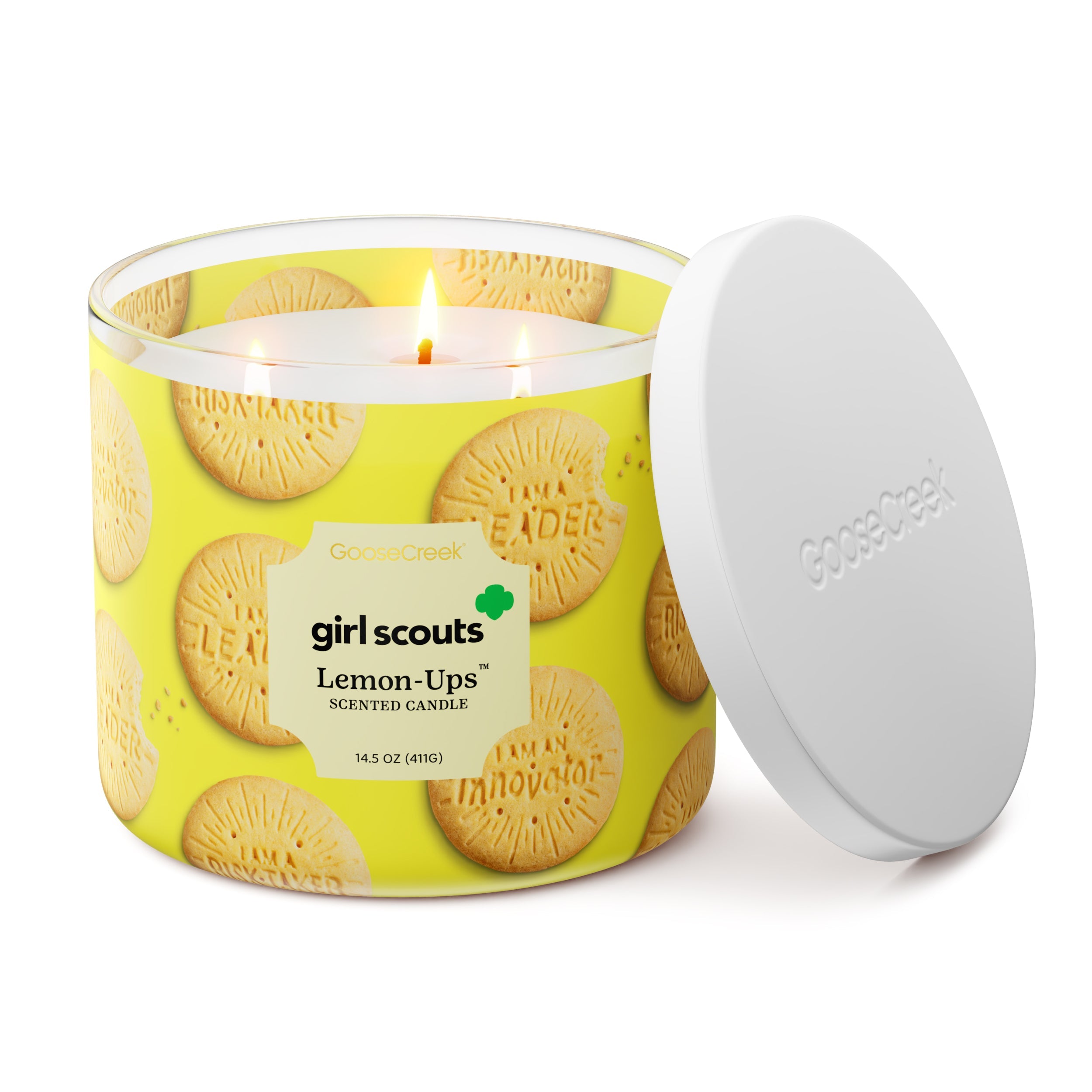 Girl Scout Lemon-Ups? 3-Wick Candle