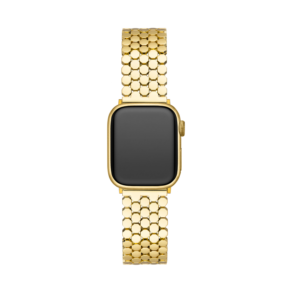 Unisex Honeycomb Metal Watch Band