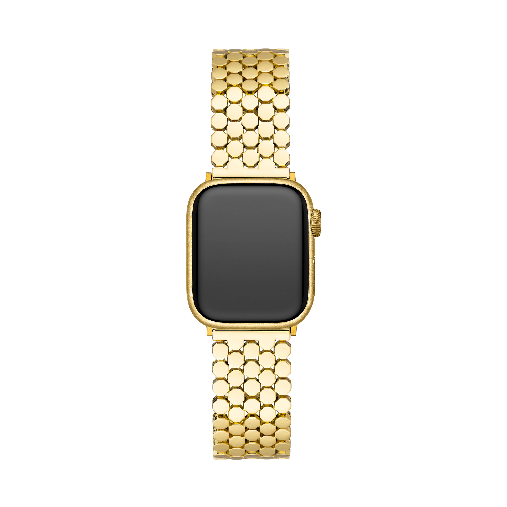 Unisex Honeycomb Metal Watch Band