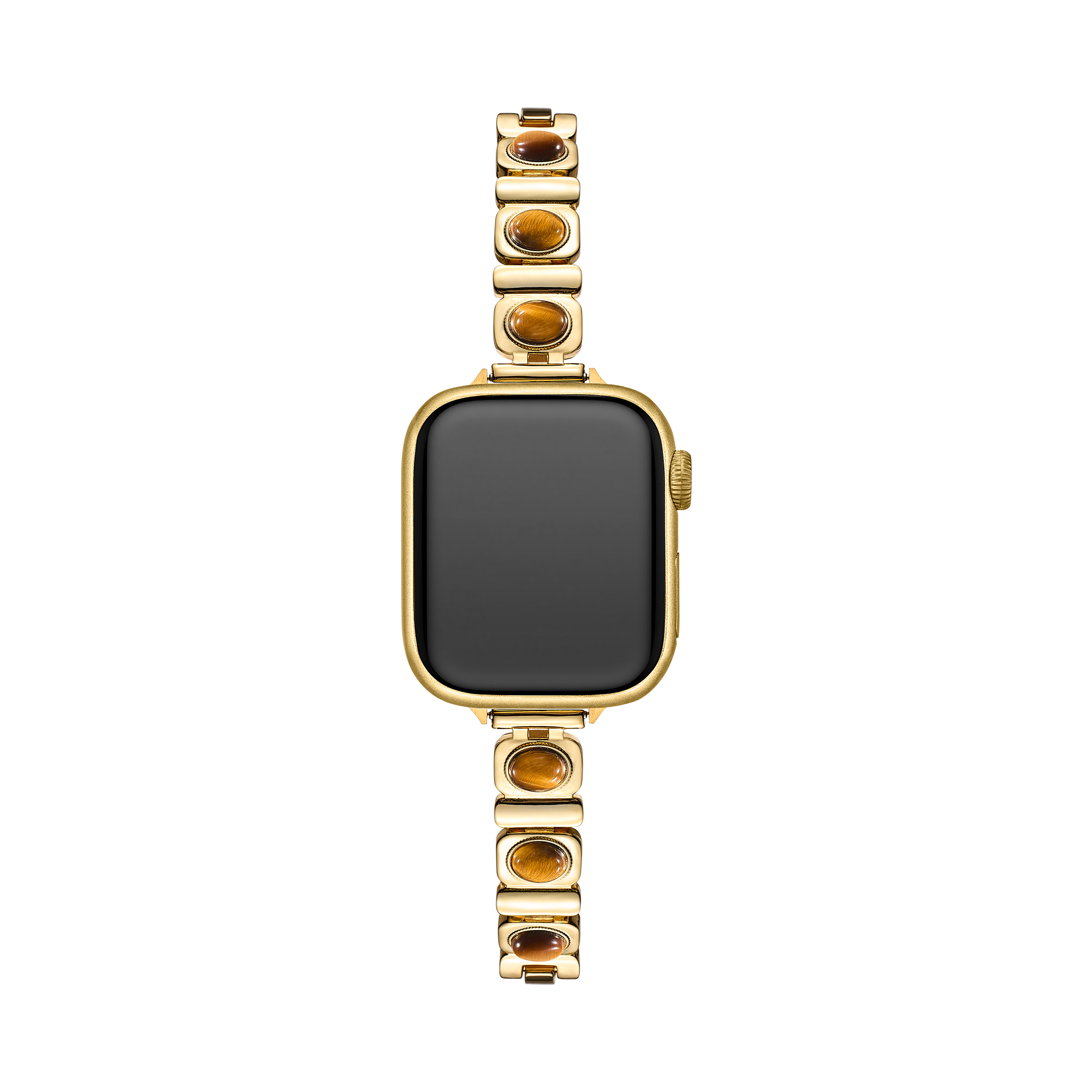 Tiger-Eye Stone Copper Watch Band for Apple Watch