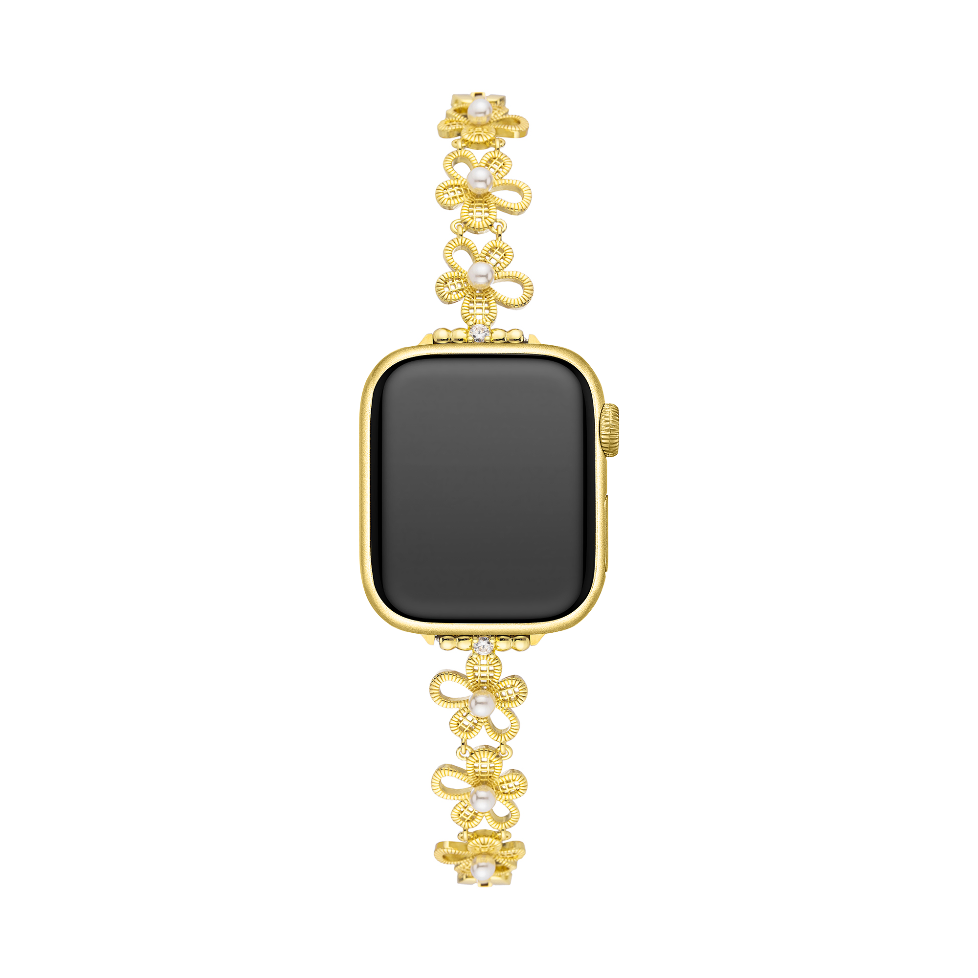 Women's Pearly Flower Copper Watch Band for Apple Watch