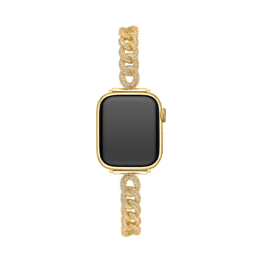 Zircon Chain Copper Watch Band for Apple Watch