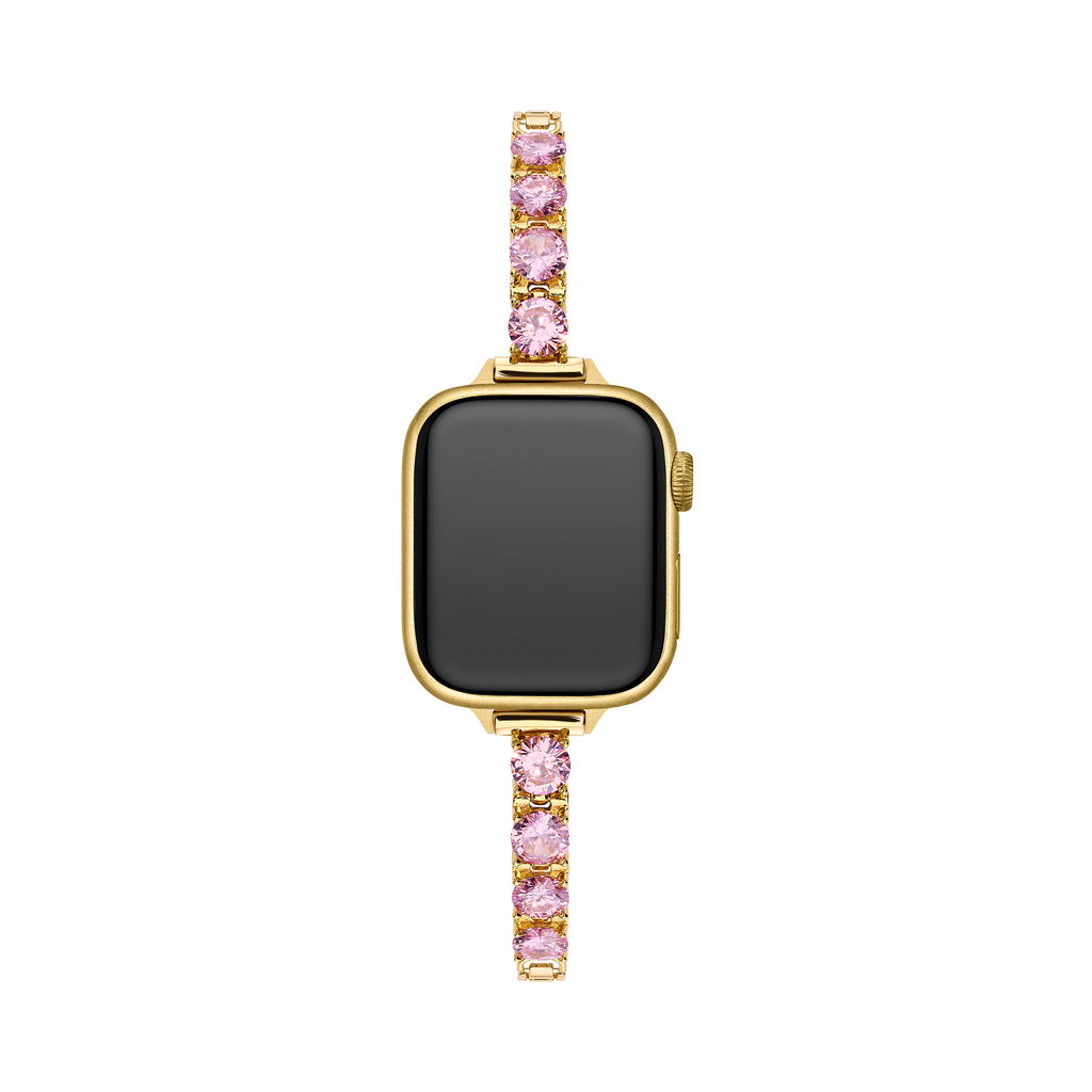 Round Zircon Copper Watch Band for Apple Watch