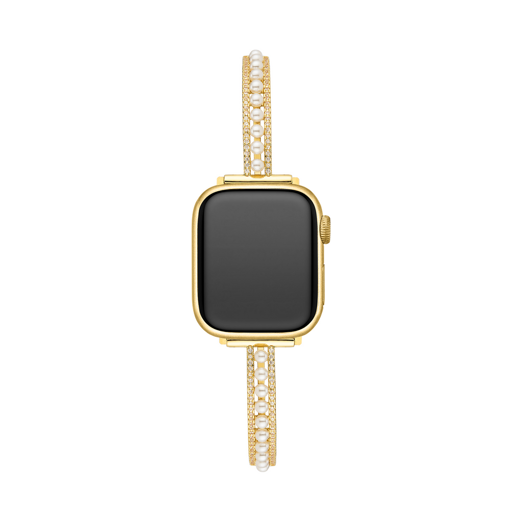 Pearl Beaded Copper Watch Band for Apple Watch
