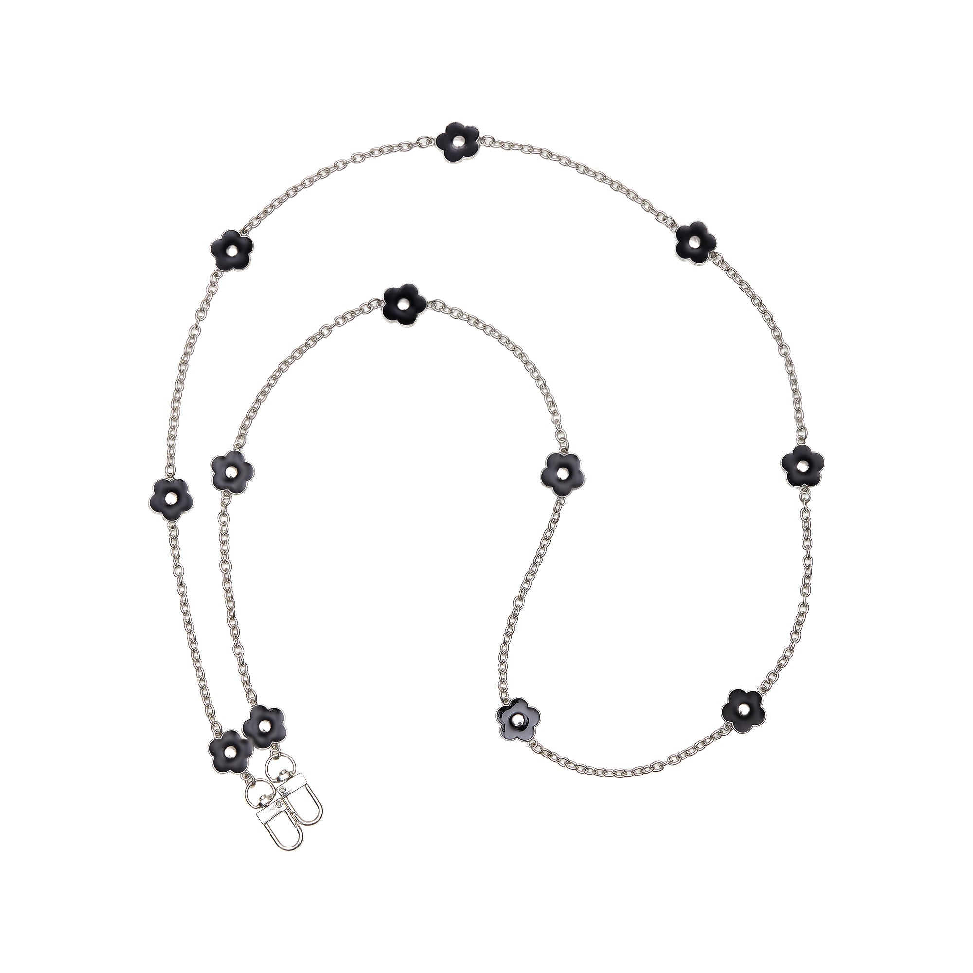 Flower Decored  Cross-body Phone Chain
