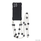 Flower Decored  Cross-body Phone Chain
