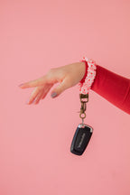 Heart Checked Keychain