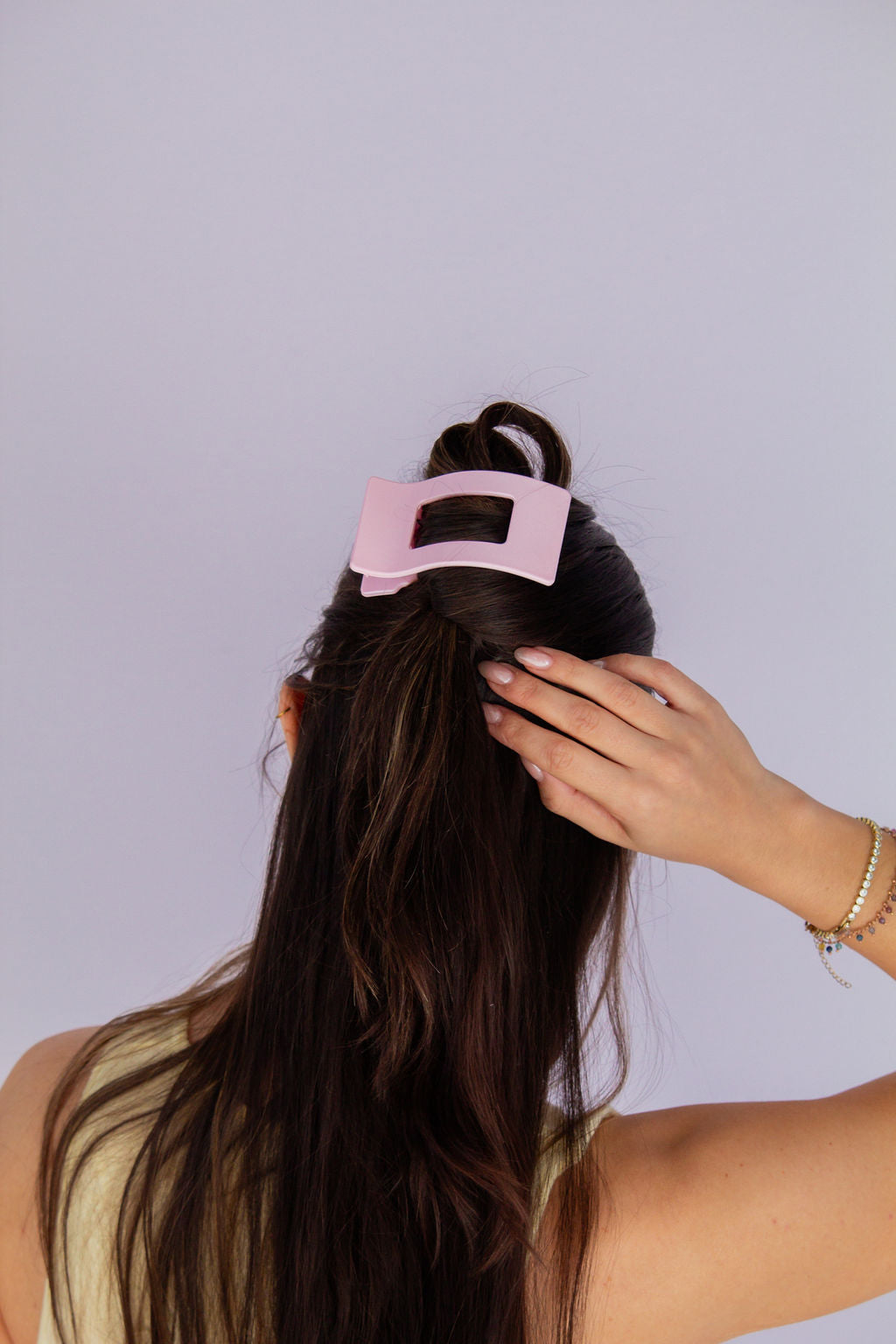 Rectangle Cutout Claw Clip