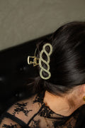 Crystal Looping Claw Clip