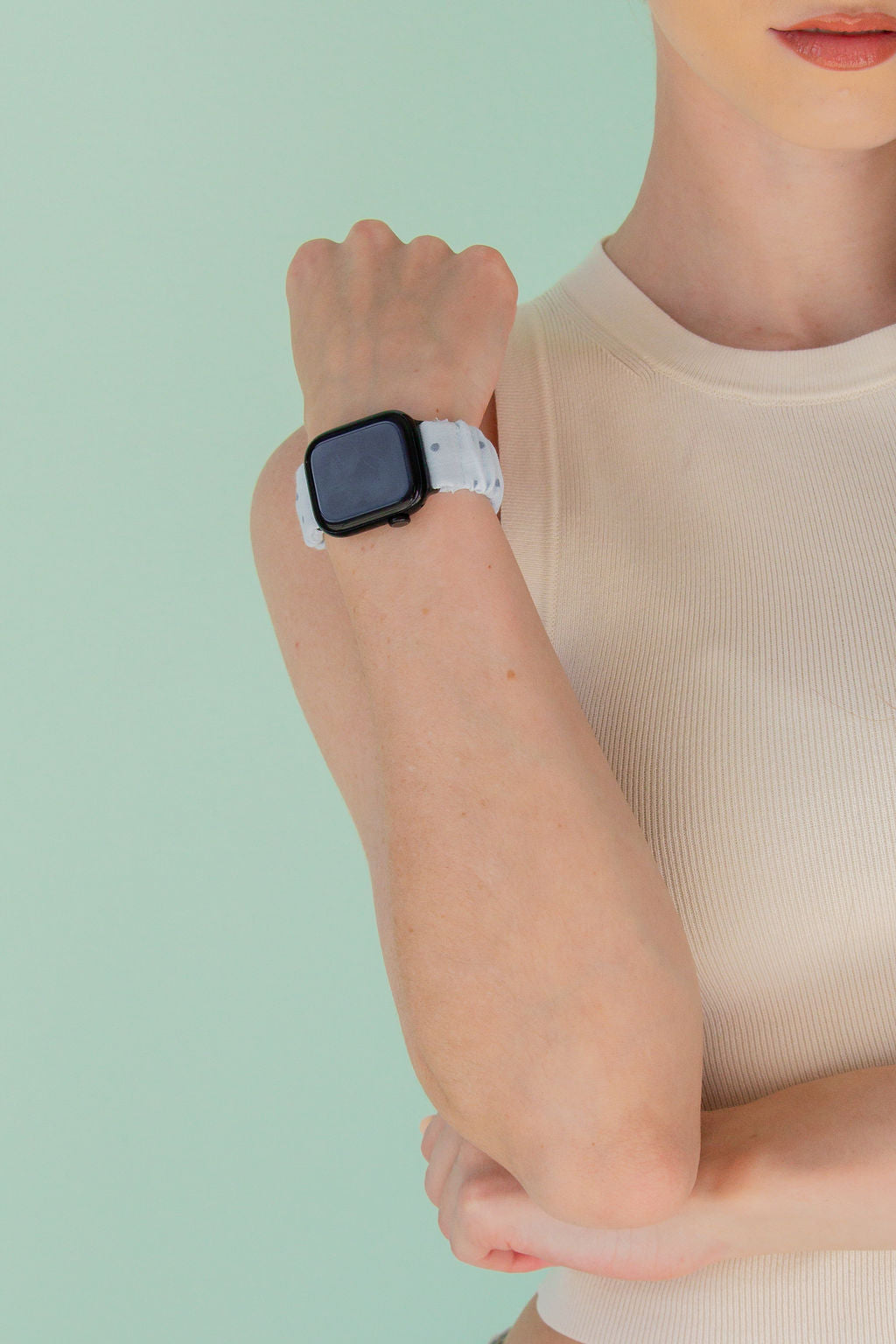 Blue Polka Dot Apple Watch Band
