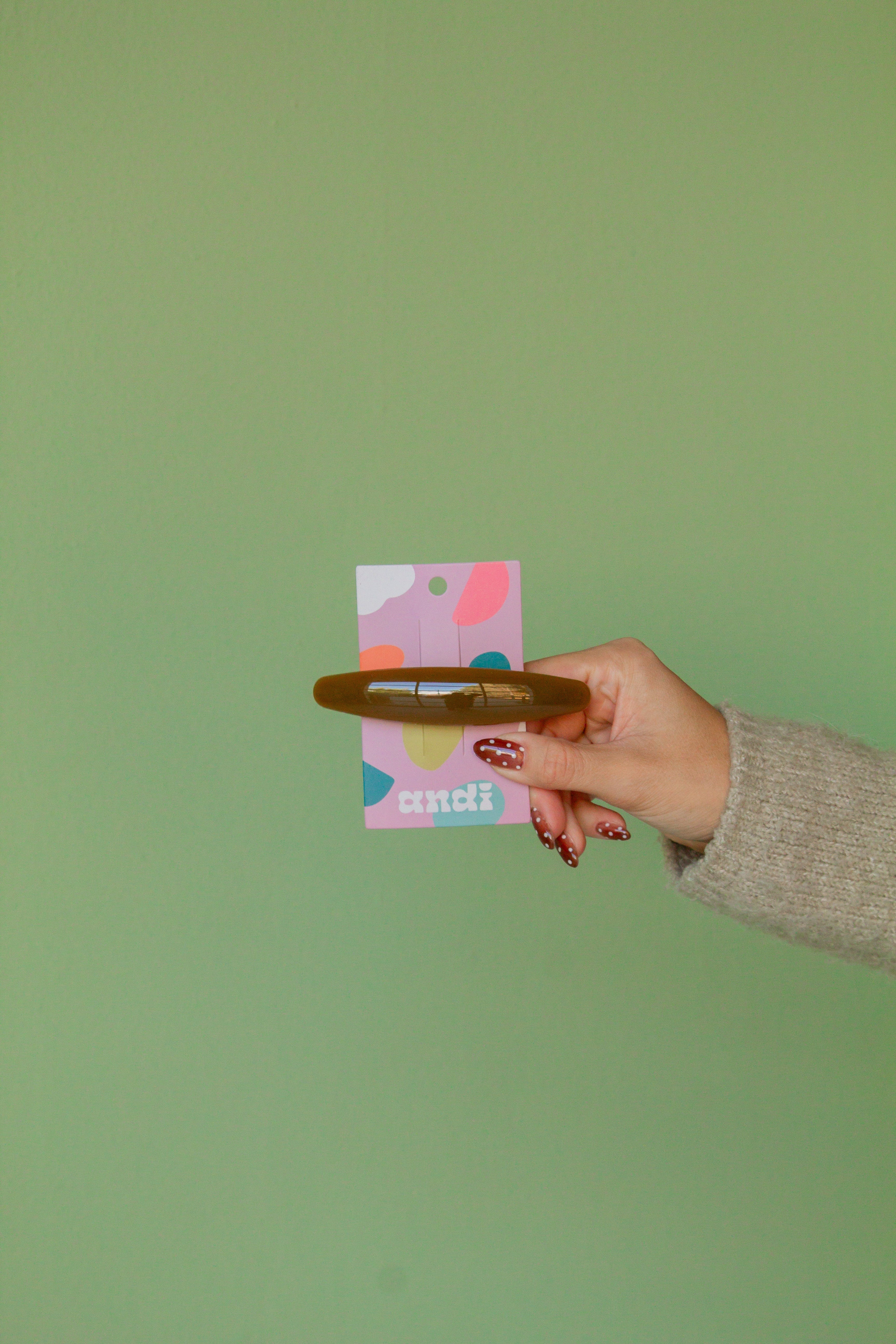 Long Oval Barrette