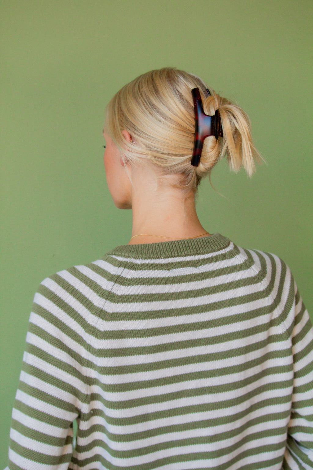 Earthy Toned Curved Claw Clip