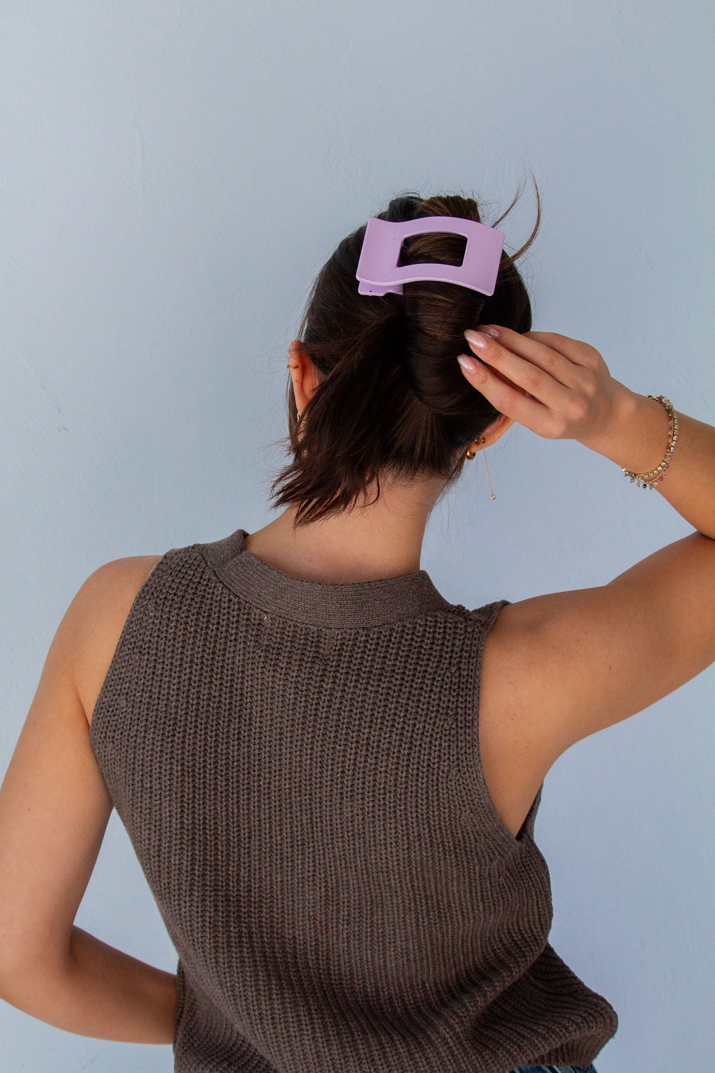 Rectangle Cutout Claw Clip