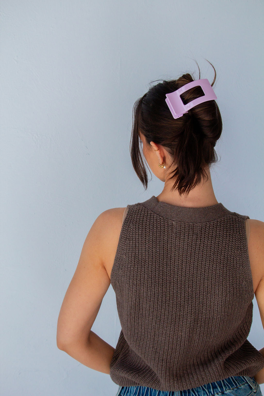 Rectangle Cutout Claw Clip