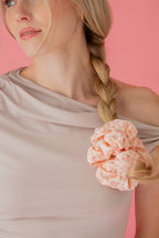 Valentine's Floral Jumbo Scrunchie