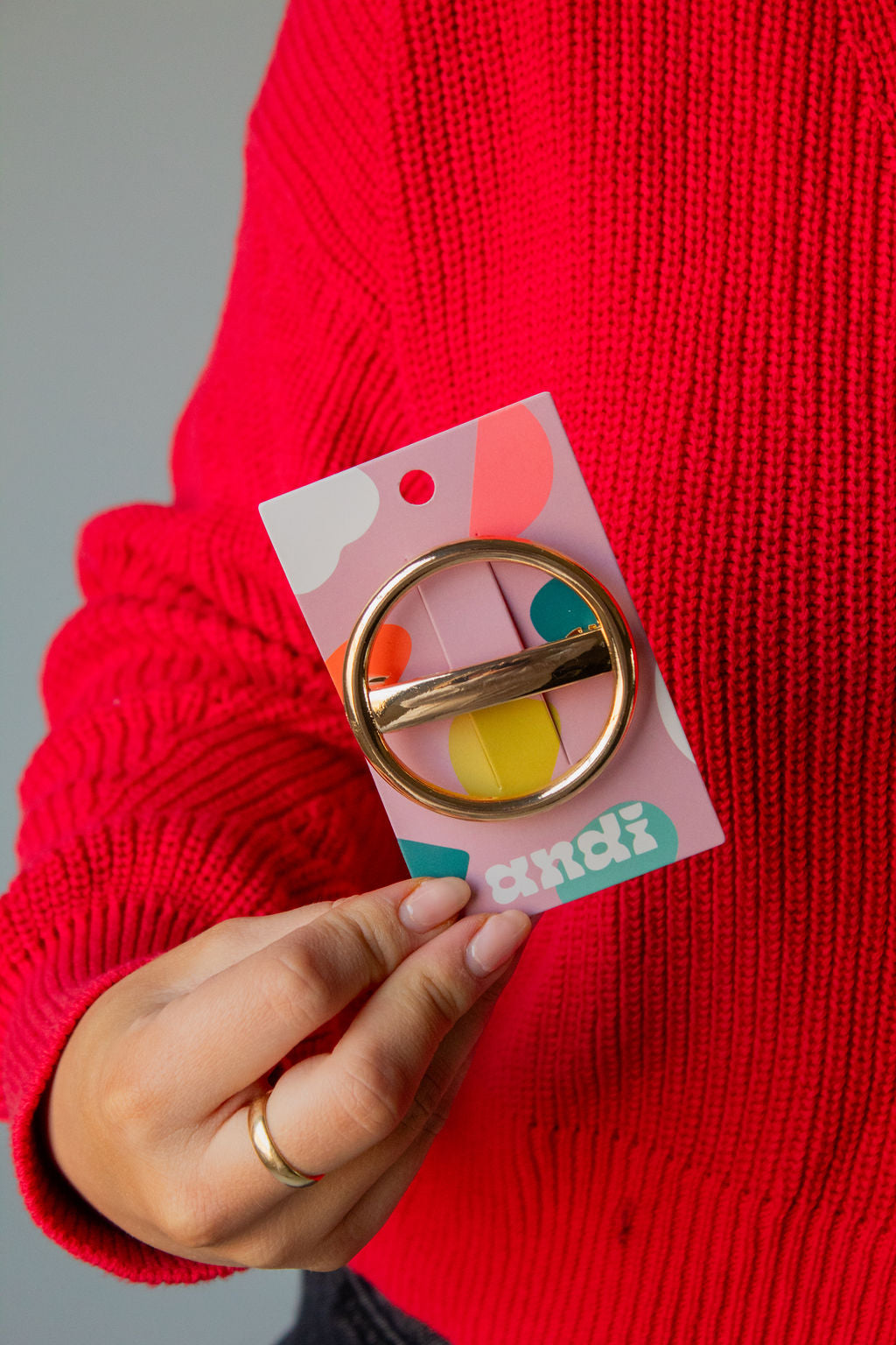 Ring Bar Barrette
