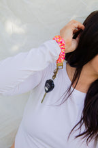 Andi x Katie Lynn Bright Checkered Keychain