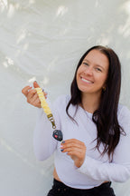Andi x Katie Lynn Butter Yellow Keychain
