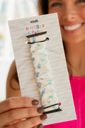 Blue Make Your Mark Scrunchie Watch Band