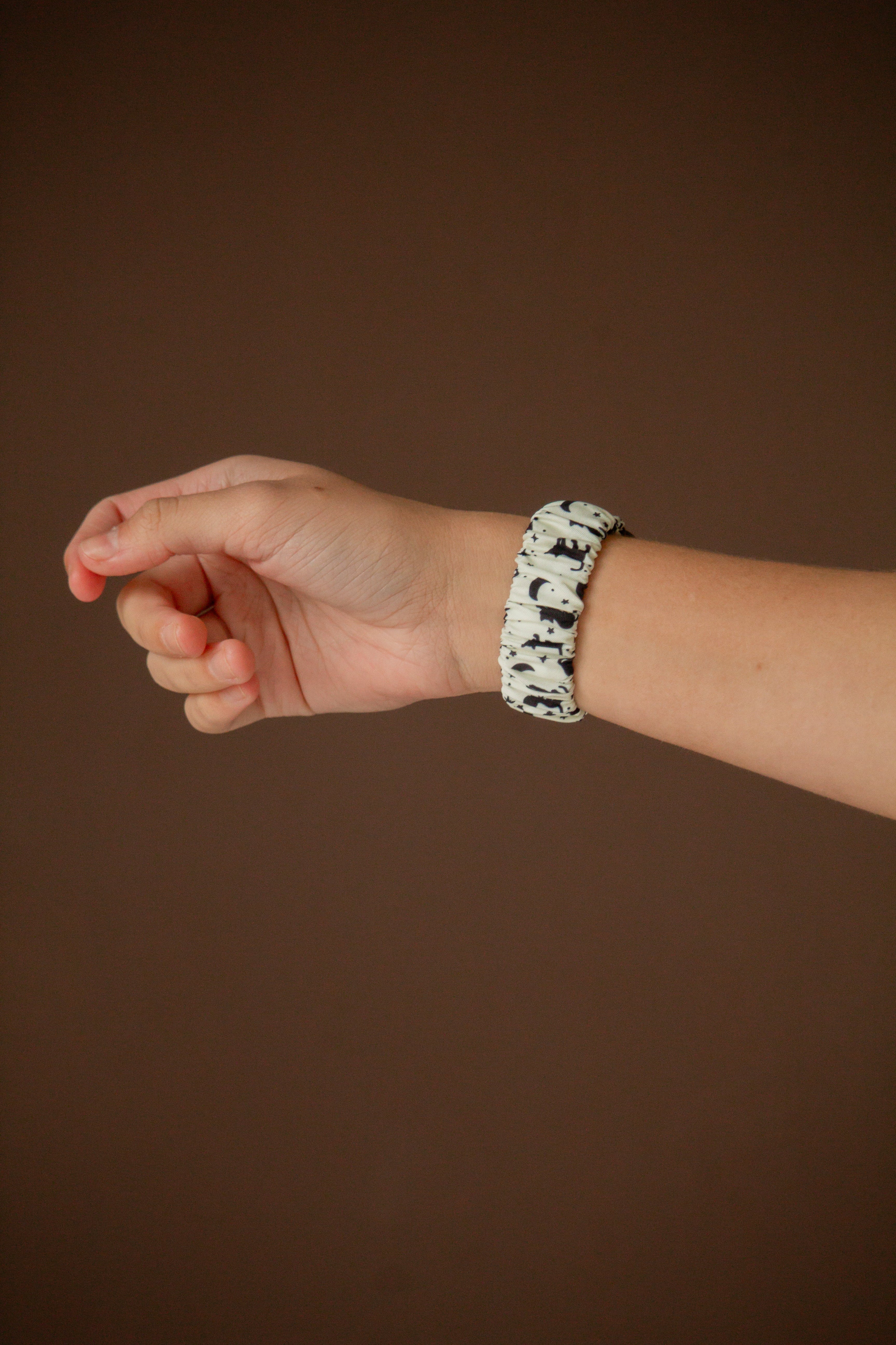 Black Cat Scrunchie Watch Band