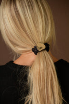 Gold Pendant Scrunchie