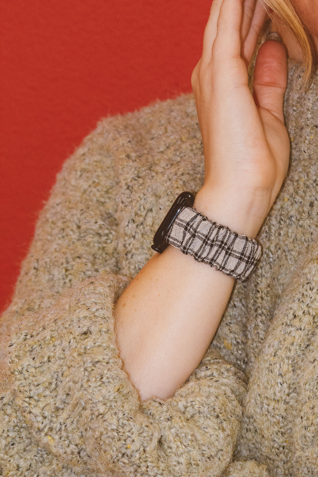 Wintertime Flannel Apple Watch Band