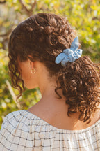 Denim Bow Scrunchie